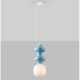 Pendule, Lustre suspendate - Pendul ceramic design modern CHIC albastru