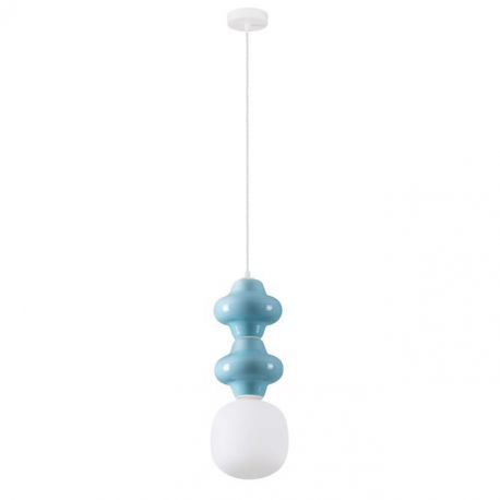 Pendule, Lustre suspendate - Pendul ceramic design modern CHIC albastru