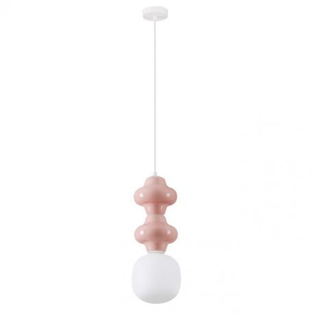 Pendule, Lustre suspendate - Pendul ceramic design modern CHIC roz