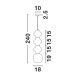 Pendule, Lustre suspendate - Pendul ceramic design modern CHIC roz/ albastru/ galben