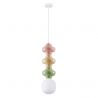 Pendul ceramic design modern CHIC roz/ verde/ galben