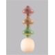 Pendule, Lustre suspendate - Pendul ceramic design modern CHIC roz/ verde/ galben