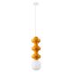 Pendule, Lustre suspendate - Pendul ceramic design modern CHIC portocaliu