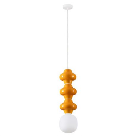Pendule, Lustre suspendate - Pendul ceramic design modern CHIC portocaliu