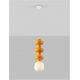 Pendule, Lustre suspendate - Pendul ceramic design modern CHIC portocaliu