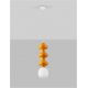 Pendule, Lustre suspendate - Pendul ceramic design modern CHIC portocaliu