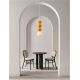 Pendule, Lustre suspendate - Pendul ceramic design modern CHIC portocaliu