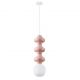 Pendule, Lustre suspendate - Pendul ceramic design modern CHIC roz