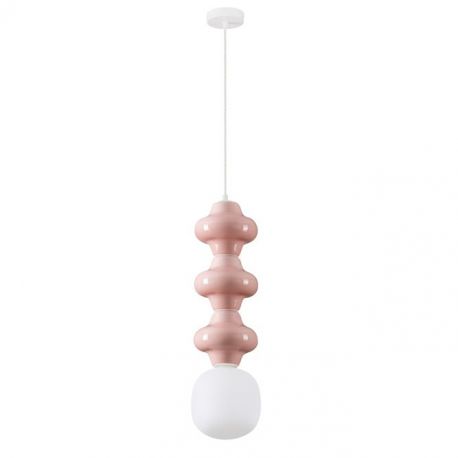 Pendule, Lustre suspendate - Pendul ceramic design modern CHIC roz