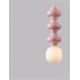 Pendule, Lustre suspendate - Pendul ceramic design modern CHIC roz