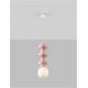 Pendule, Lustre suspendate - Pendul ceramic design modern CHIC roz