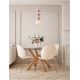 Pendule, Lustre suspendate - Pendul ceramic design modern CHIC roz