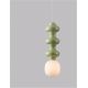 Pendule, Lustre suspendate - Pendul ceramic design modern CHIC verde