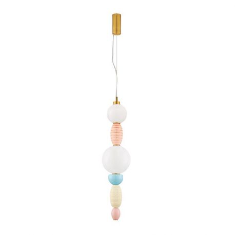 Pendule, Lustre suspendate - Pendul ceramic design modern LED CLEMENTINE