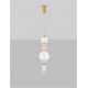 Pendule, Lustre suspendate - Pendul ceramic design modern LED CLEMENTINE
