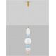 Pendule, Lustre suspendate - Pendul ceramic design modern LED CLEMENTINE