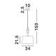 Pendule, Lustre suspendate - Lustra design modern KALLISTO