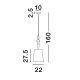 Pendule, Lustre suspendate - Lustra design modern KALLISTO