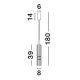 Pendule, Lustre suspendate - Pendul LED design modern BENTO coniac