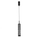 Pendul LED design modern BENTO gri fumuriu