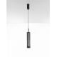 Pendule, Lustre suspendate - Pendul LED design modern BENTO gri fumuriu