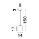 Pendule, Lustre suspendate - Pendul LED design modern AELIA