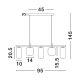 Pendule, Lustre suspendate - Lustra suspendata LED design modern AELIA