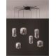 Pendule, Lustre suspendate - Lustra cu 6 pendule LED design modern AELIA
