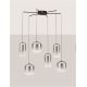 Pendule, Lustre suspendate - Lustra cu 6 pendule LED design modern AELIA