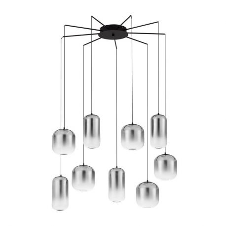 Pendule, Lustre suspendate - Lustra cu 9 pendule LED design modern AELIA