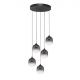 Pendule, Lustre suspendate - Lustra cu 5 pendule LED design modern ESSENTIAL