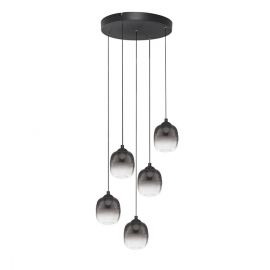 Pendule, Lustre suspendate - Lustra cu 5 pendule LED design modern ESSENTIAL