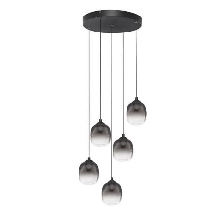 Pendule, Lustre suspendate - Lustra cu 5 pendule LED design modern ESSENTIAL