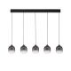 Pendule, Lustre suspendate - Lustra cu 5 pendule LED design modern ESSENTIAL