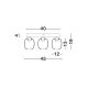 Plafoniere - Lustra cu 5 spoturi LED design modern ESSENTIAL