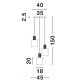 Pendule, Lustre suspendate - Lustra suspendata design modern MIRBI 3L