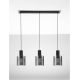 Pendule, Lustre suspendate - Lustra suspendata cu 3 pendule design modern MIRBI