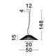 Pendule, Lustre suspendate - Pendul LED stil modern minimalist BRUME D-50cm