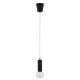 Pendul LED design minimalist CHRONOS negru