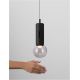 Pendule, Lustre suspendate - Pendul LED design minimalist CHRONOS negru