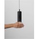 Pendule, Lustre suspendate - Pendul LED design minimalist CHRONOS negru