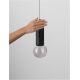 Pendule, Lustre suspendate - Pendul LED design minimalist CHRONOS negru