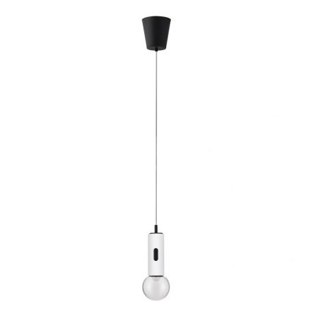Pendule, Lustre suspendate - Pendul LED design minimalist CHRONOS alb