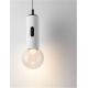 Pendule, Lustre suspendate - Pendul LED design minimalist CHRONOS alb
