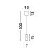 Pendule, Lustre suspendate - Pendul LED design minimalist ETHERAS alb
