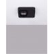 Plafoniere cu spoturi, Spoturi aplicate - Spot LED aplicat stil minimalist KEDROS negru