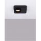 Plafoniere cu spoturi, Spoturi aplicate - Spot LED aplicat stil minimalist KEDROS negru