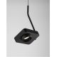 Pendule, Lustre suspendate - Pendul LED cu spot directionabil stil minimalist KEDROS negru