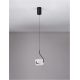 Pendule, Lustre suspendate - Pendul LED cu spot directionabil stil minimalist KEDROS alb