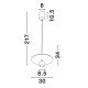 Pendule, Lustre suspendate - Pendul LED stil minimalist EDEM negru
